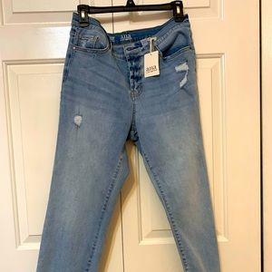 High rise jeans, *New with tags* high rise straight leg size 10